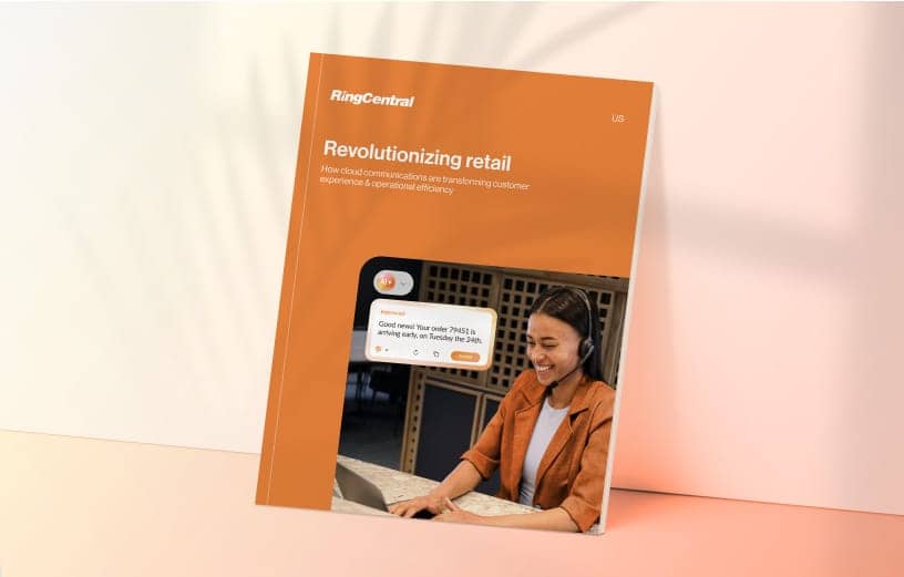  Couverture e-book : Révolutionner le commerce de détail grâce aux communications cloud