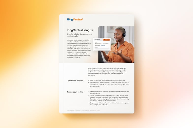 Data sheet: Smarter student experiences, made simple