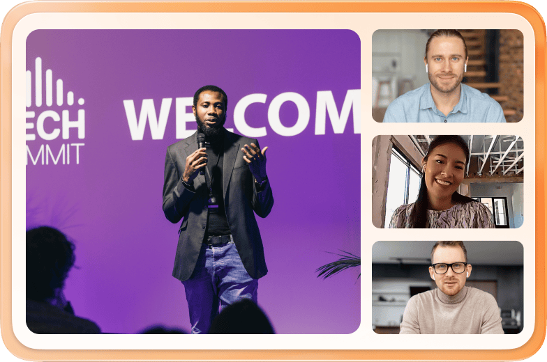 An ongoing virtual product launch hosted on RingCentral platform