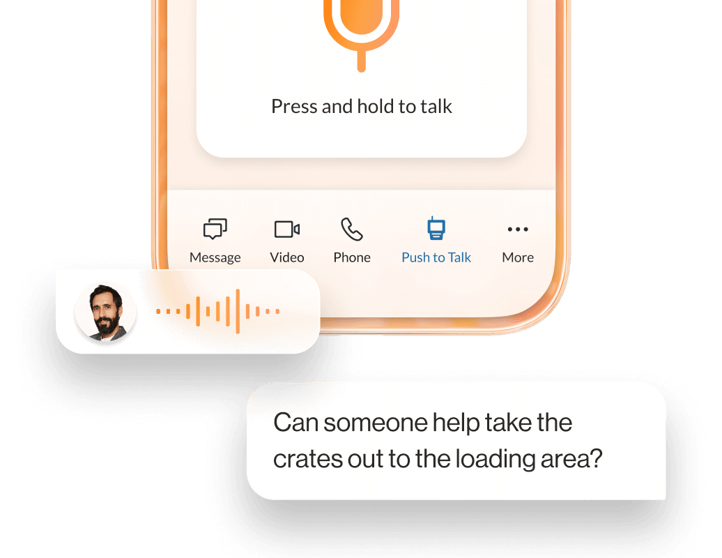 Fonctionnalité Push-To-Talk sur l’application mobile RingCentral