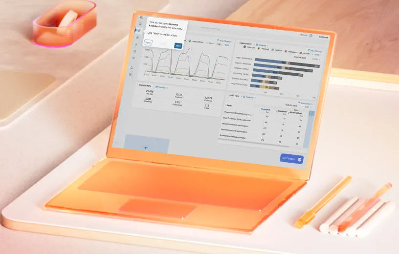 View RingCentral's Analytics tour