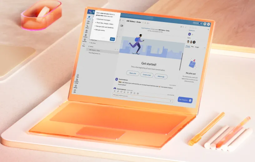 View RingCentral's Message tour