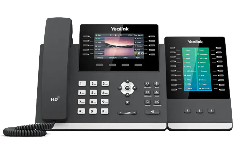 Yealink T48U Ultra-elegant Gigabit IP Phone with 1 Expansion Module EXP43