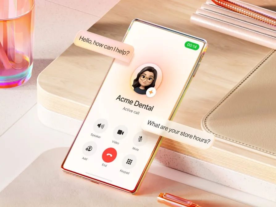 RingCentral smart assistant feature on mobile app